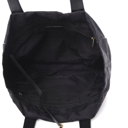 Chanel Nylon Large Travel Tote Black 5 of 10