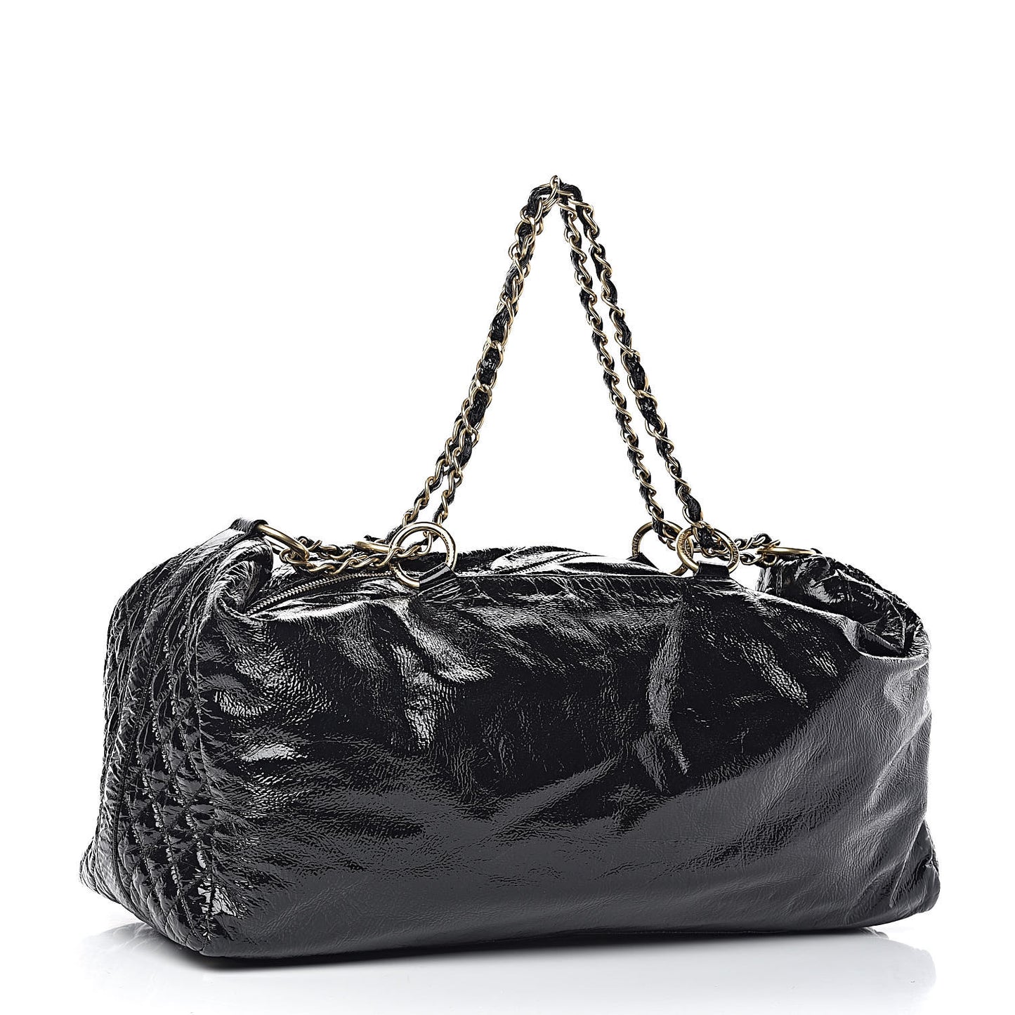 Vinyl XXL Rock and Chain Bowler Black