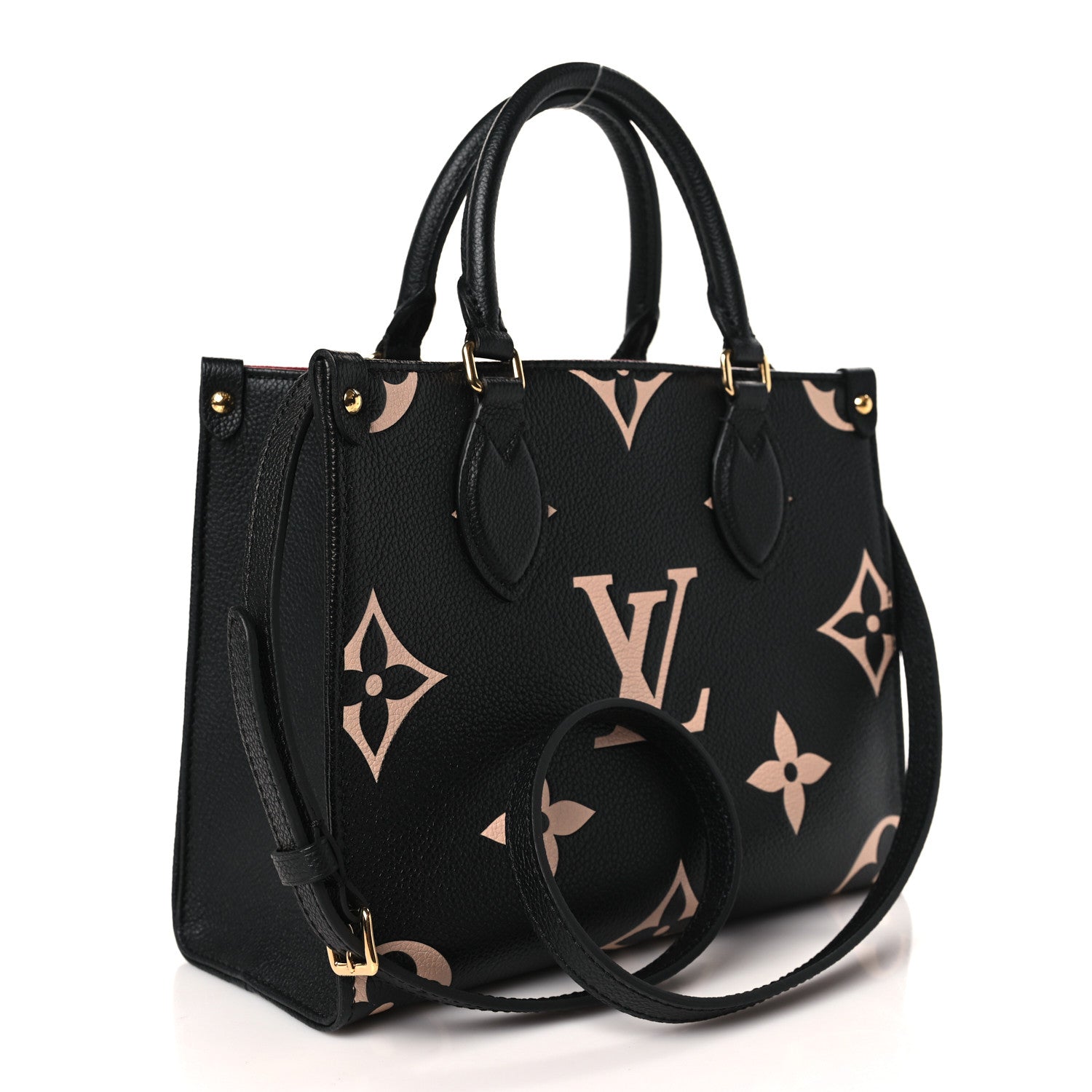 Louis Vuitton Empreinte Monogram Giant Onthego PM Black Beige 3 of 9