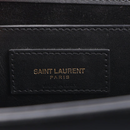 Saint Laurent Smooth Calfskin Medium Classic Monogram Kate Tassel Satchel Black 7 of 11