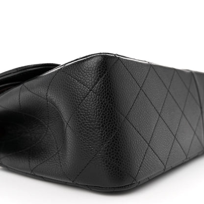 Chanel Caviar Quilted Jumbo Double Flap Black 9 of 11