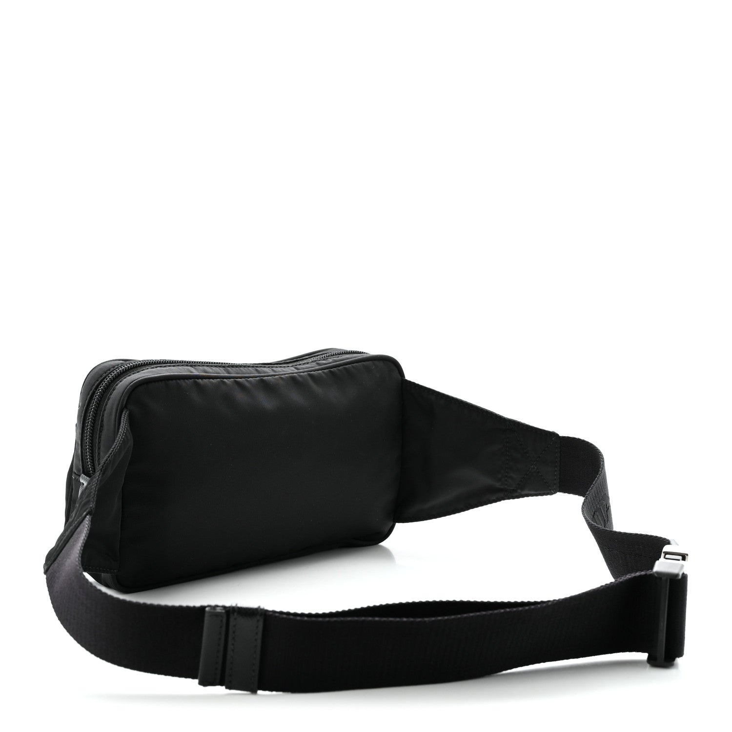 Prada Tessuto Nylon Belt Bag Black 2 of 9