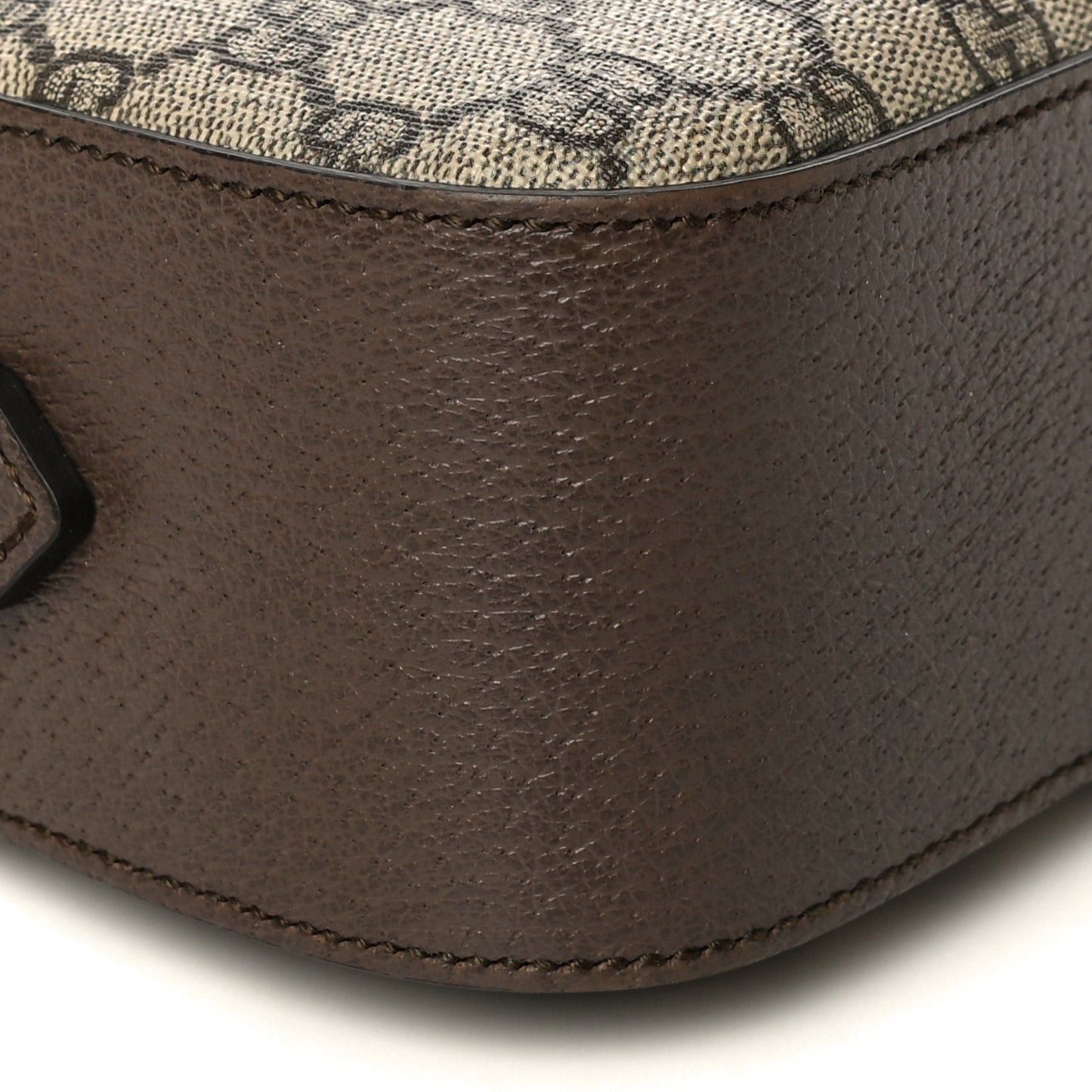 GG Supreme Monogram Web Neo Vintage Shoulder Bag Beige New Acero Crop