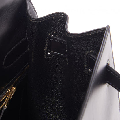 Hermes Box Kelly Sellier 32 Black 14 of 33