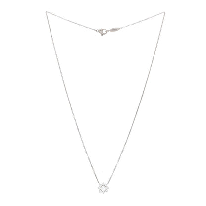 Harry Winston Platinum Diamond Petite Sunflower Pendant Necklace 3 of 5