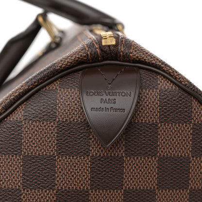 Louis Vuitton Damier Ebene Speedy 35 6 of 10