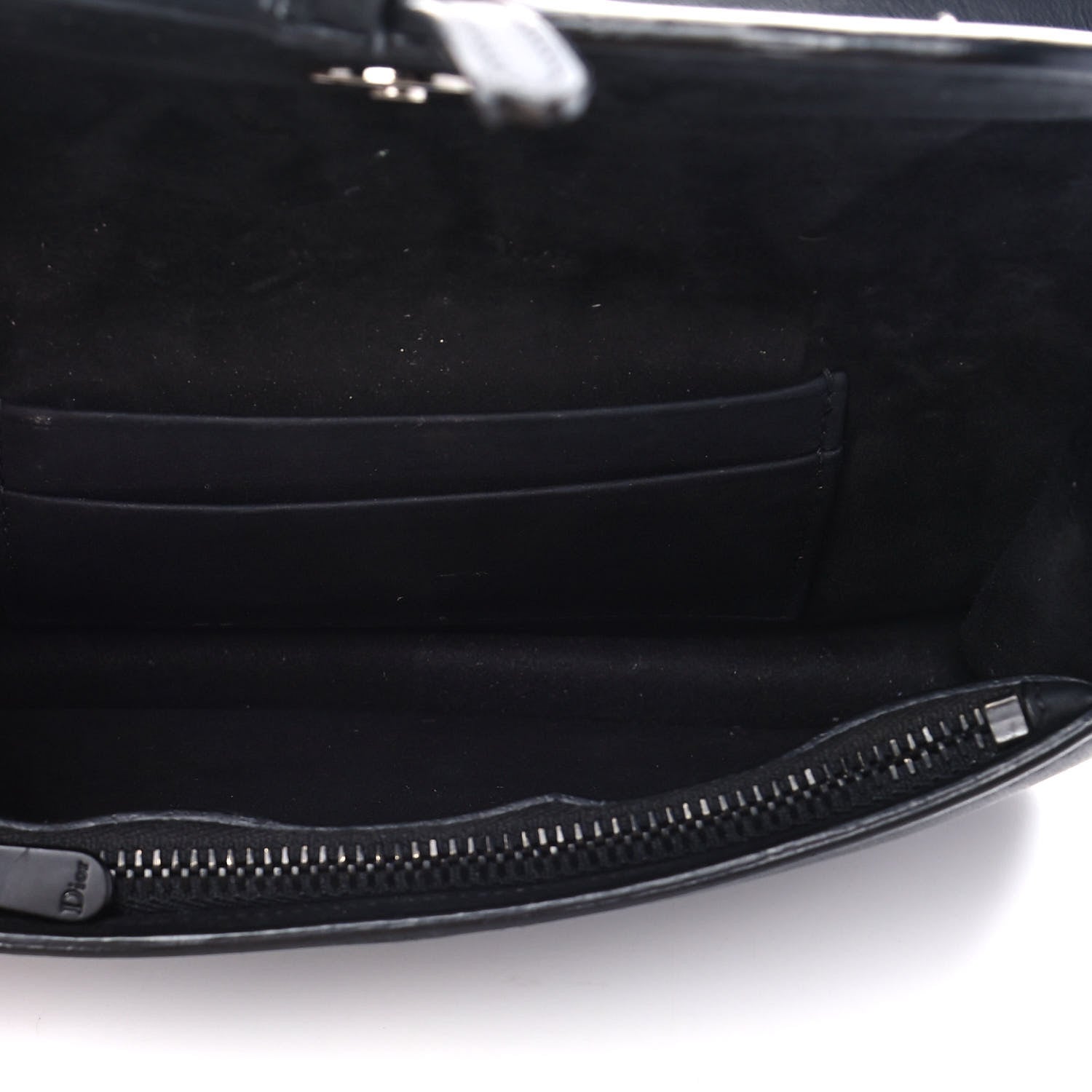 Christian Dior Ultra Matte Calfskin Saddle Belt Bag Black 4 of 11