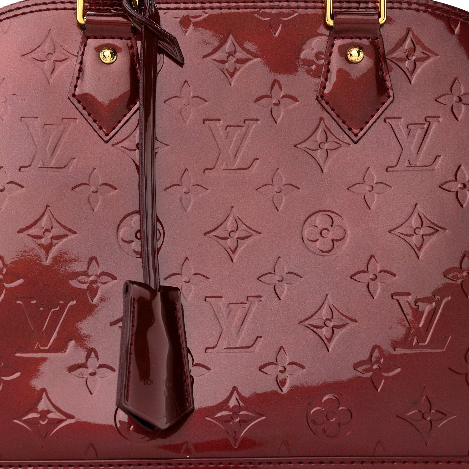 Louis Vuitton Vernis Alma PM Rouge Fauviste 7 of 11