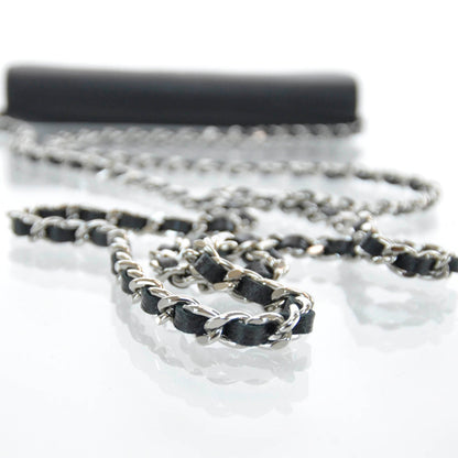 Chanel Caviar CC Wallet on Chain Black 5 of 9