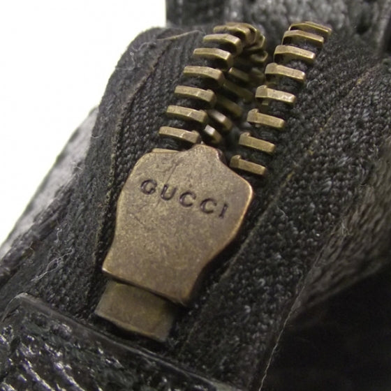 Gucci Monogram Borchie Monogram Studded Hobo Black 10 of 11