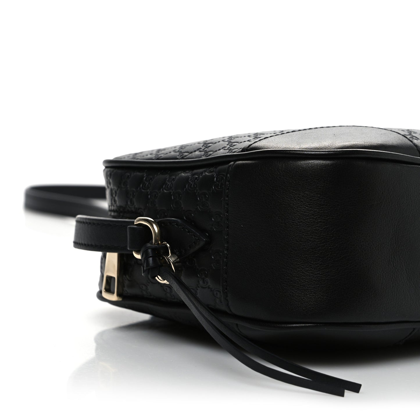 Microguccissima Mini Bree Messenger Bag Black