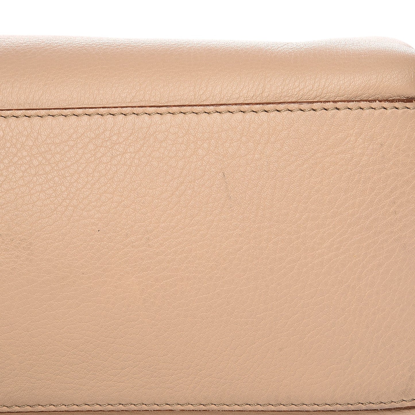 Calfskin Mini Pandora Pure Flap Bag Sand