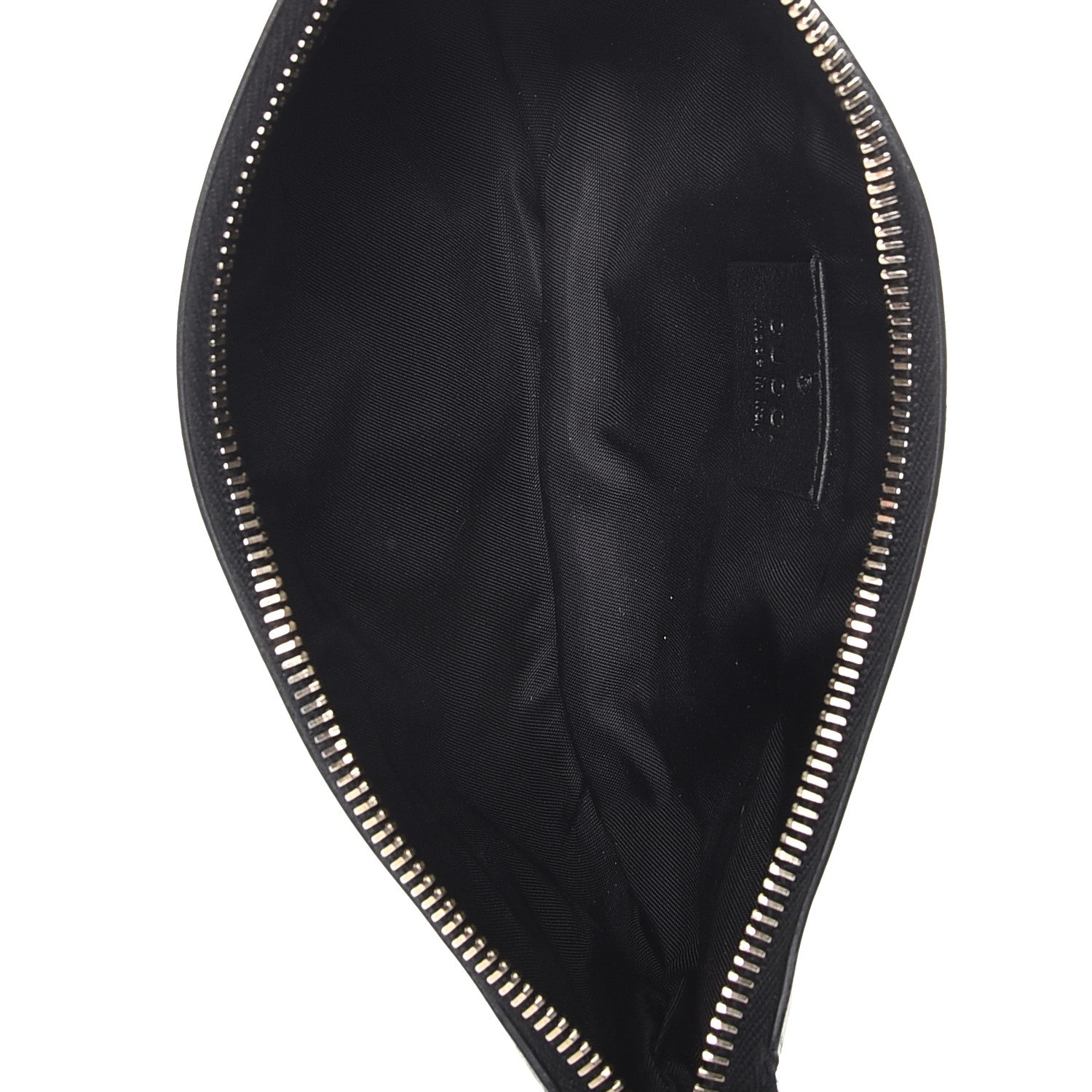 Gucci Guccissima Signature New Britt Wristlet Black 5 of 9
