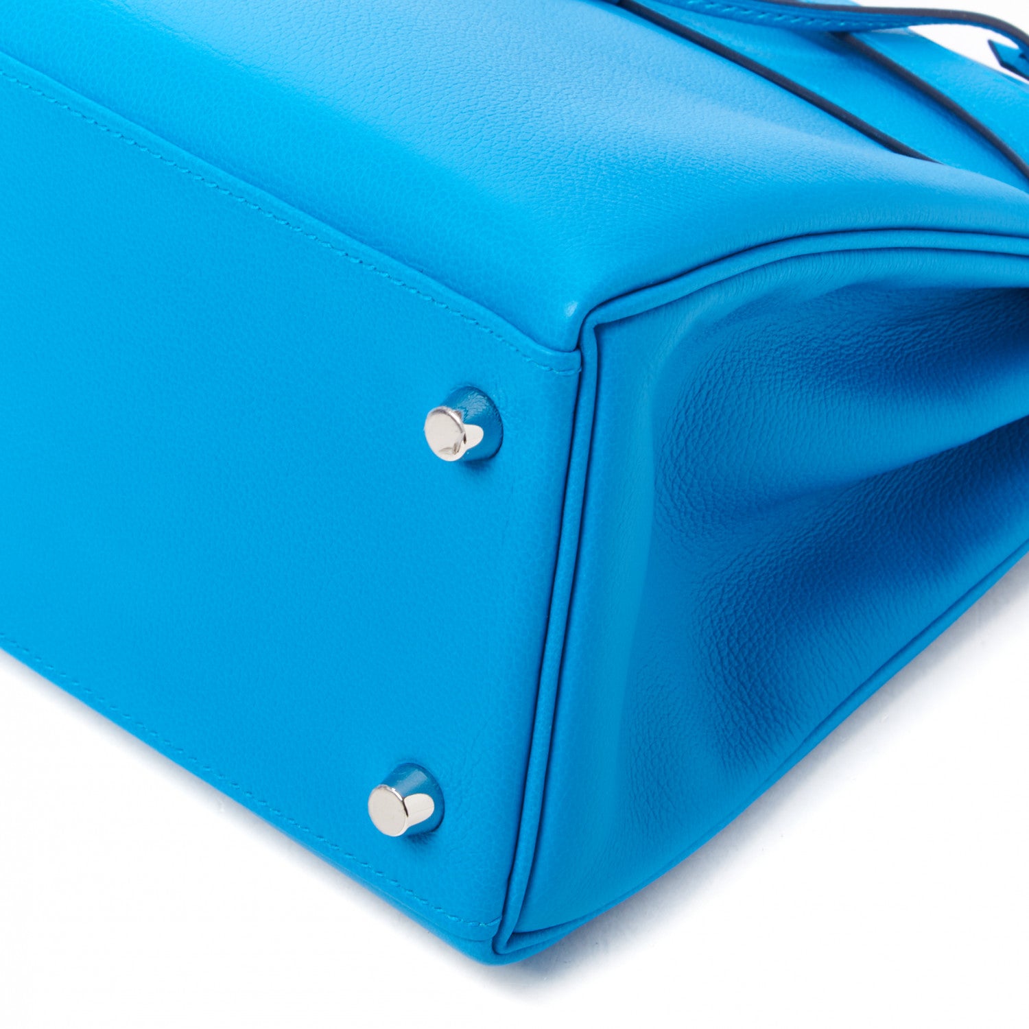 Hermes Evercolor Kelly Retourne 28 Bleu Frida 8 of 35