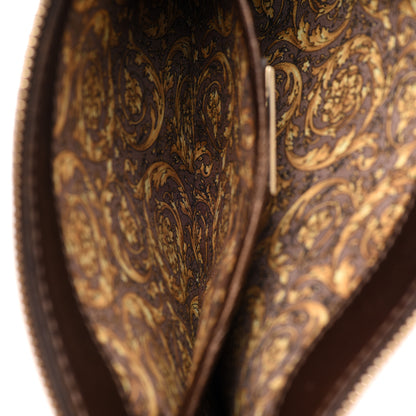 Versace Metallic Nappa Barocco Quilted Vanitas Chain Pochette Bronze 5 of 8
