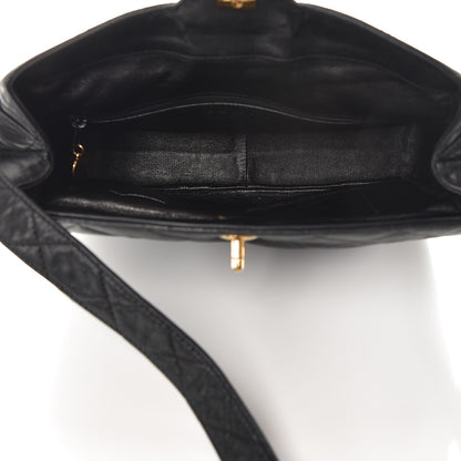 Chanel Lambskin Quilted Shoulder Bag Black 5 of 12