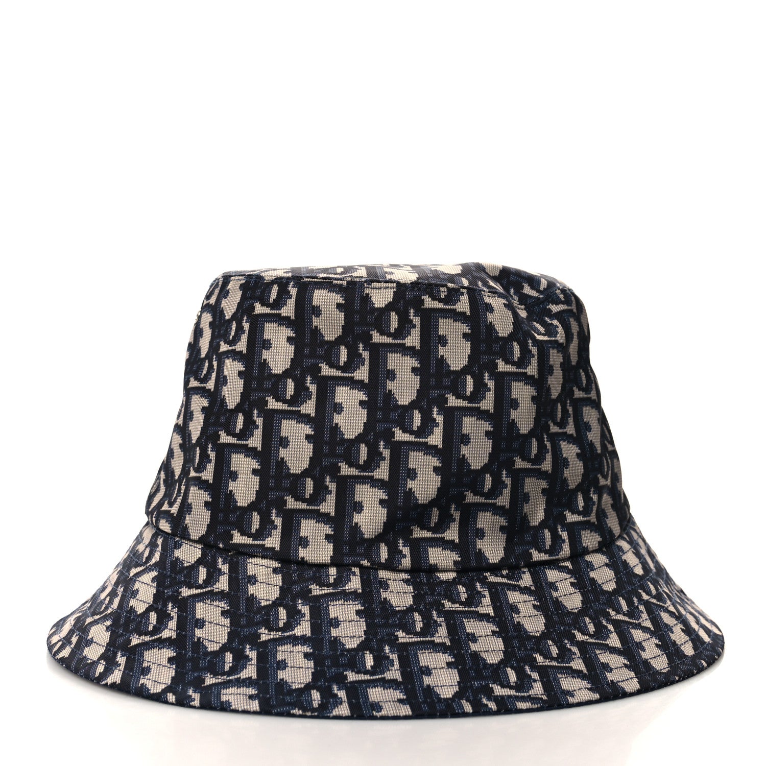 Christian Dior Oblique Reversible Teddy-D Brim Bucket Hat Blue 4 of 13