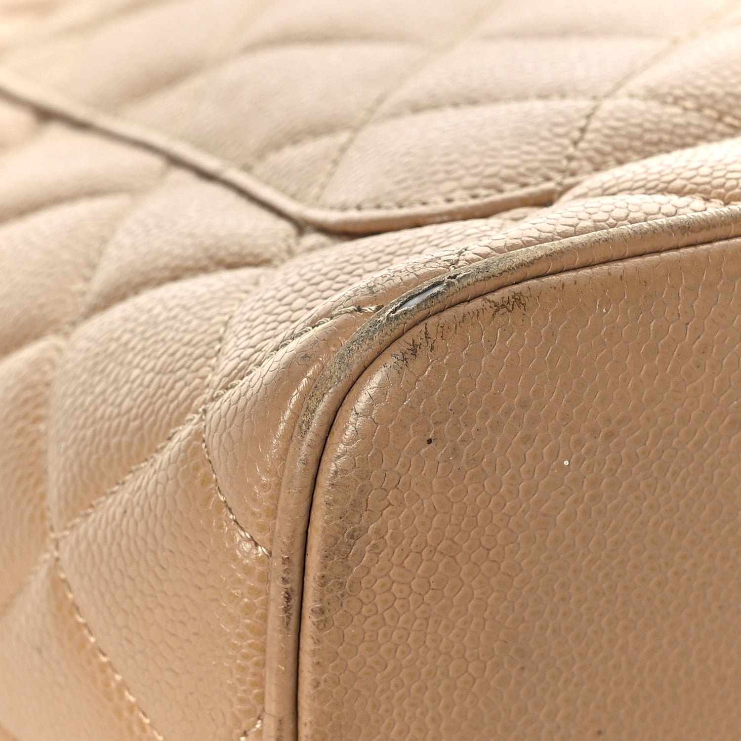Chanel Caviar Quilted Medallion Tote Beige 10 of 24