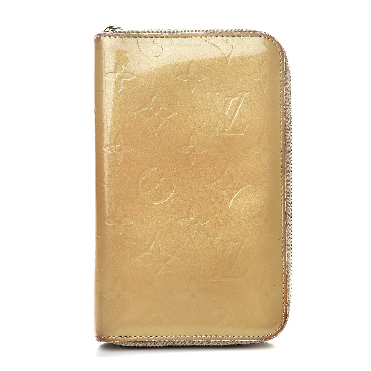 Louis Vuitton Vernis Zippy Compact Wallet Gold 1 of 18