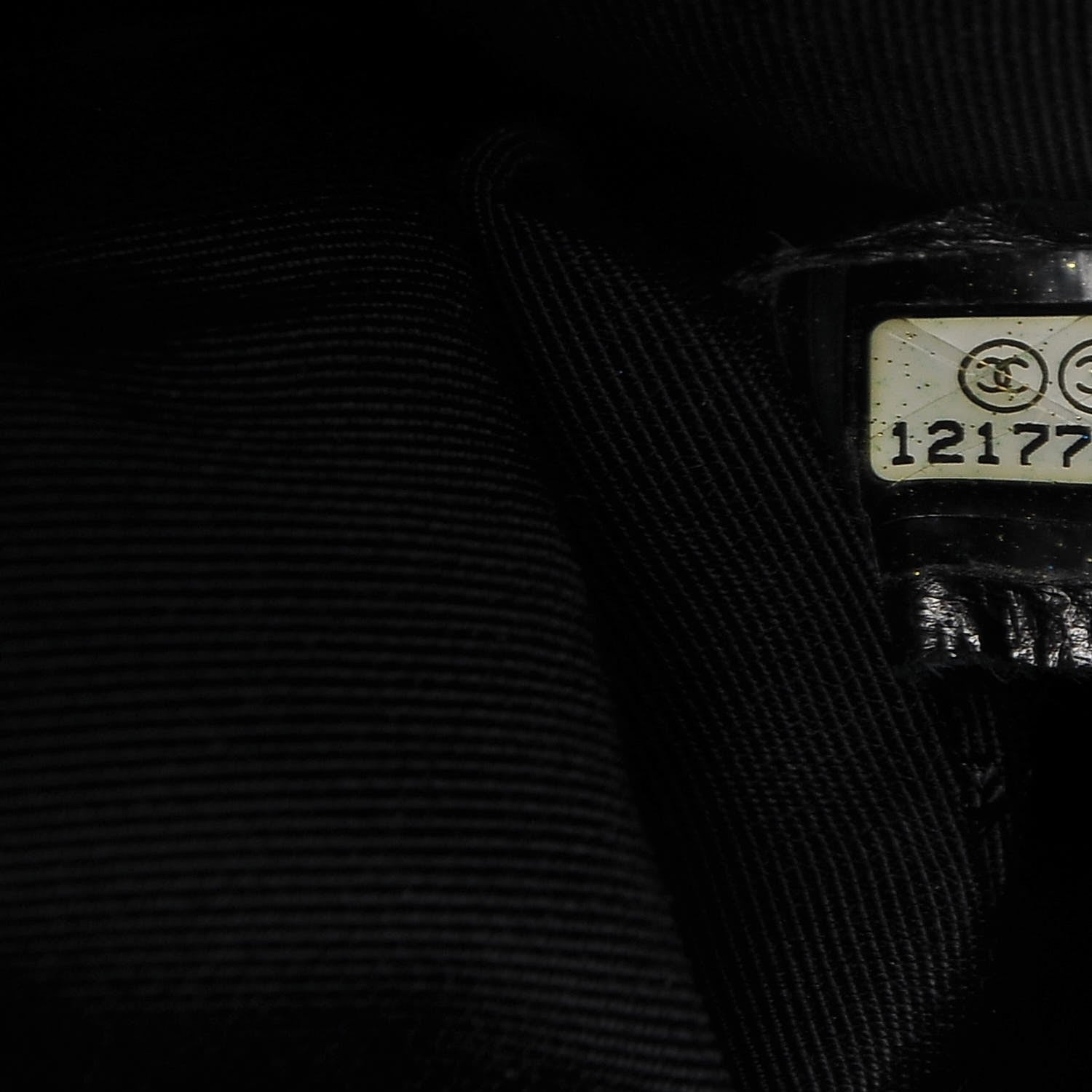 Chanel Caviar Quilted Petit Shopping Tote PST Black 7 of 7