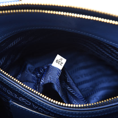 Prada Saffiano Medium Galleria Double Zip Tote Azzurro 10 of 16