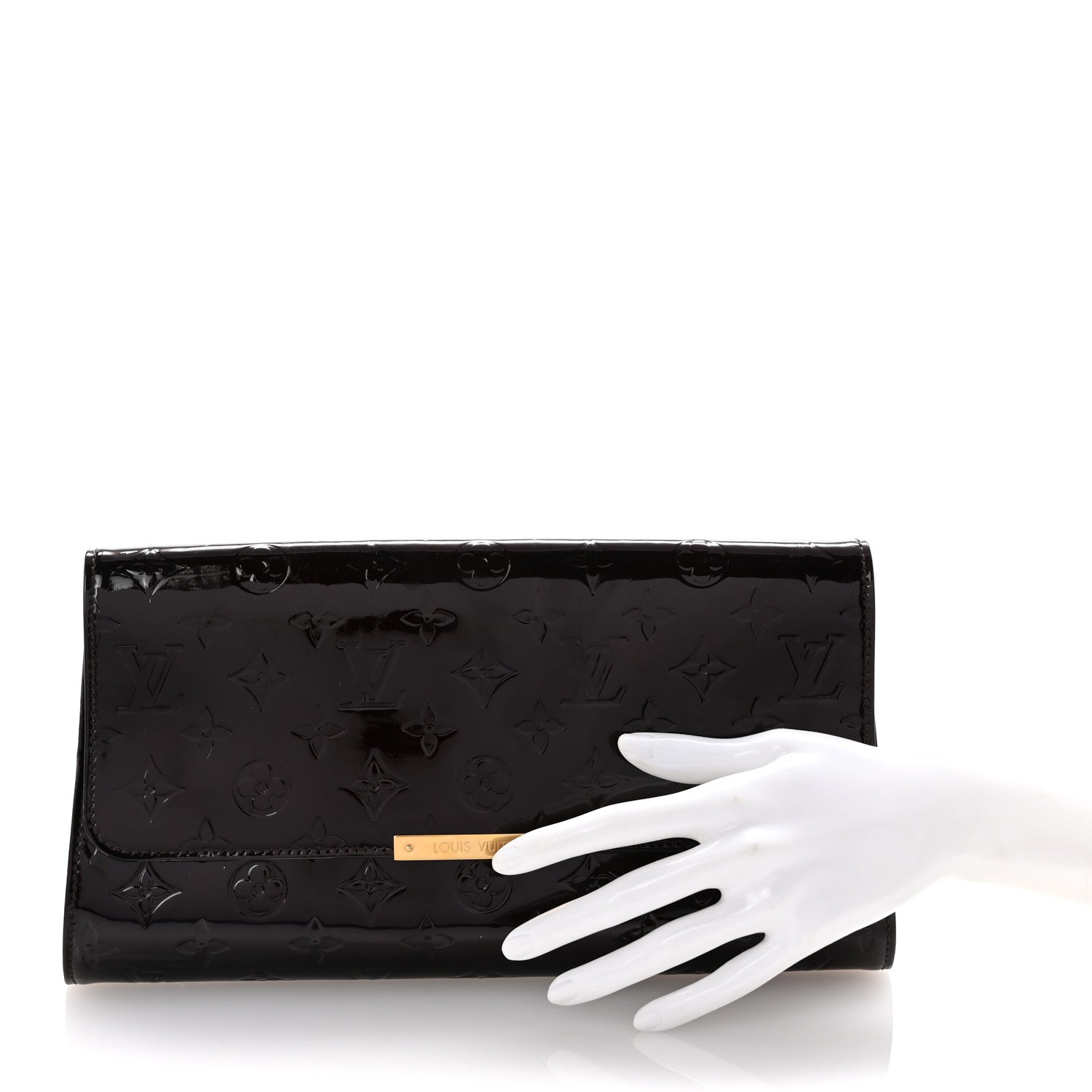 Louis Vuitton Vernis Robertson Clutch Amarante 2 of 6