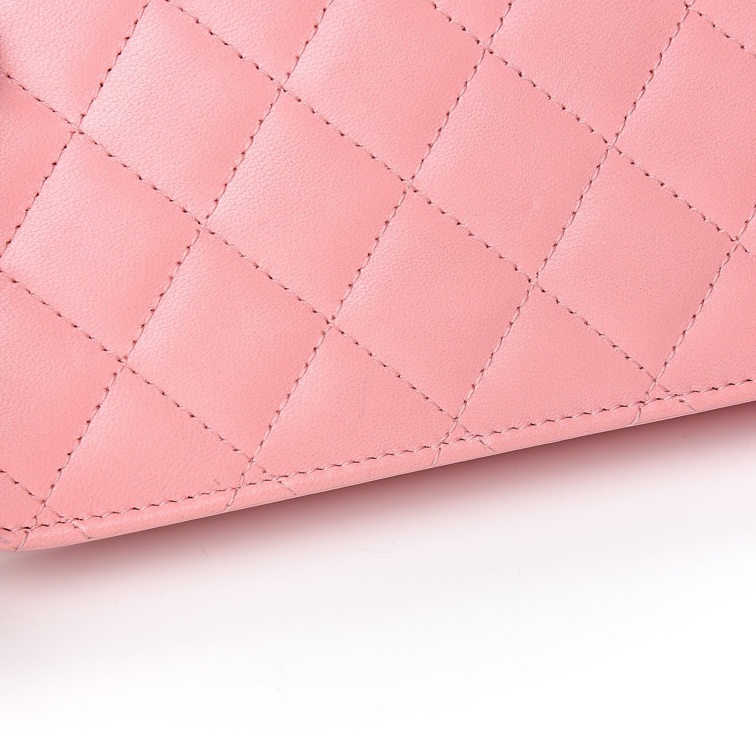 Chanel Lambskin Quilted Trendy CC Wallet On Chain WOC Pink 11 of 12