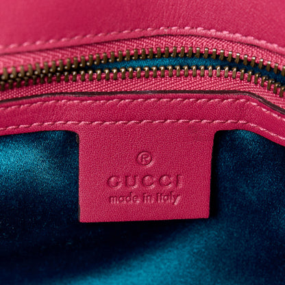 Gucci Velvet Matelasse Small GG Marmont Shoulder Bag Light Raspberry Rose 6 of 12