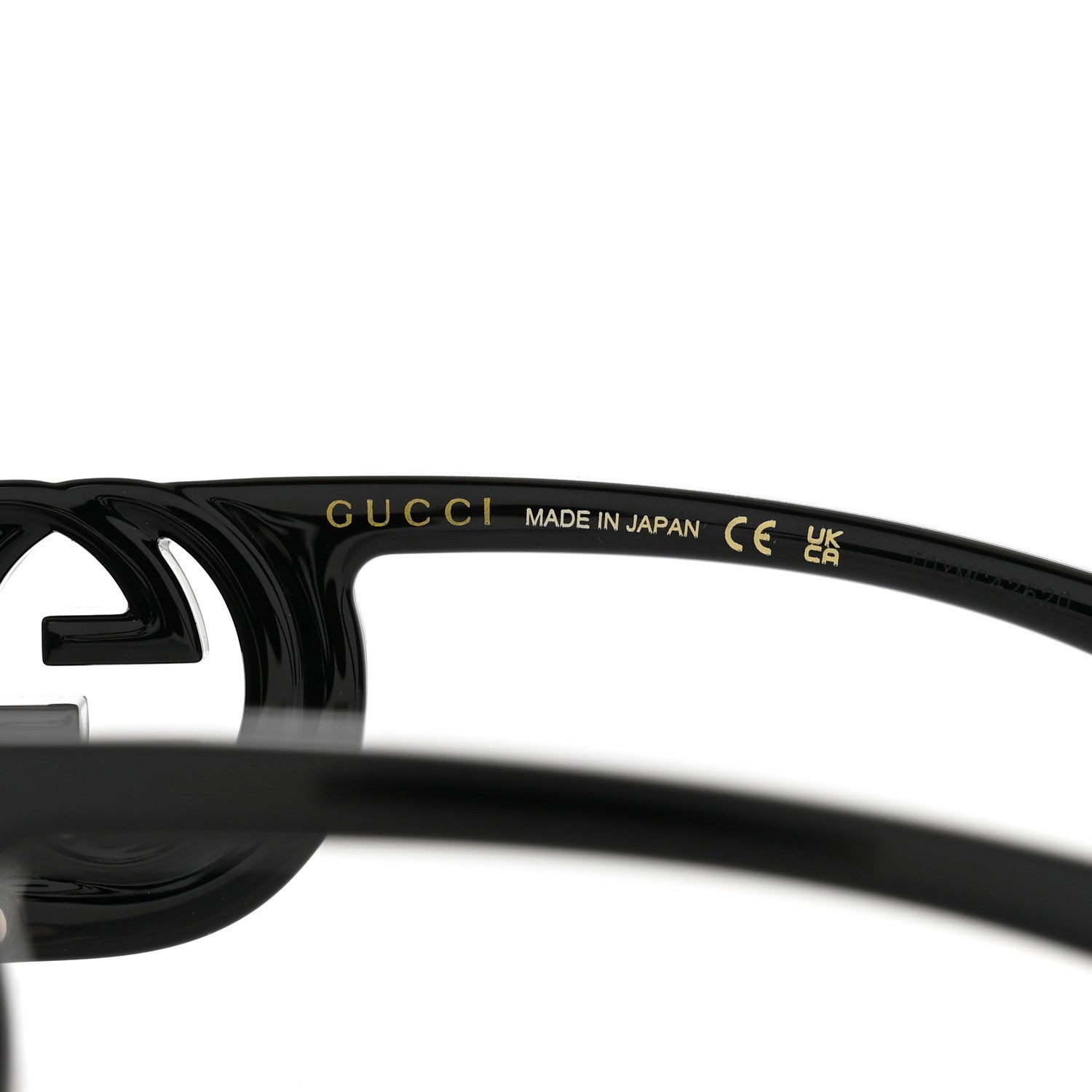 Gucci Acetate Chaise Rectangle Frame Sunglasses GG1325S Black 5 of 8