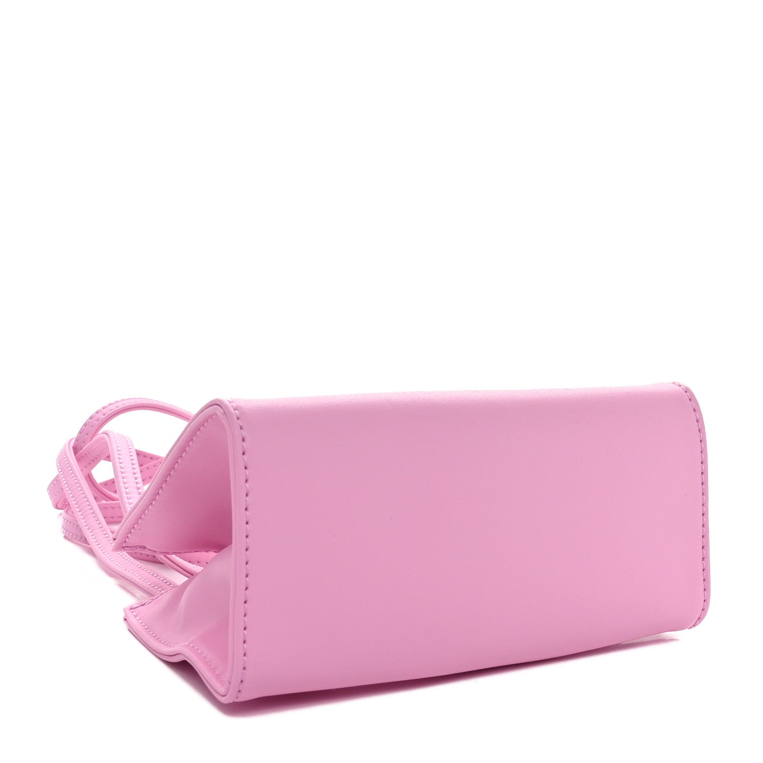 Telfar Vegan Leather Small Shopping Bag Bubblegum 4 of 9