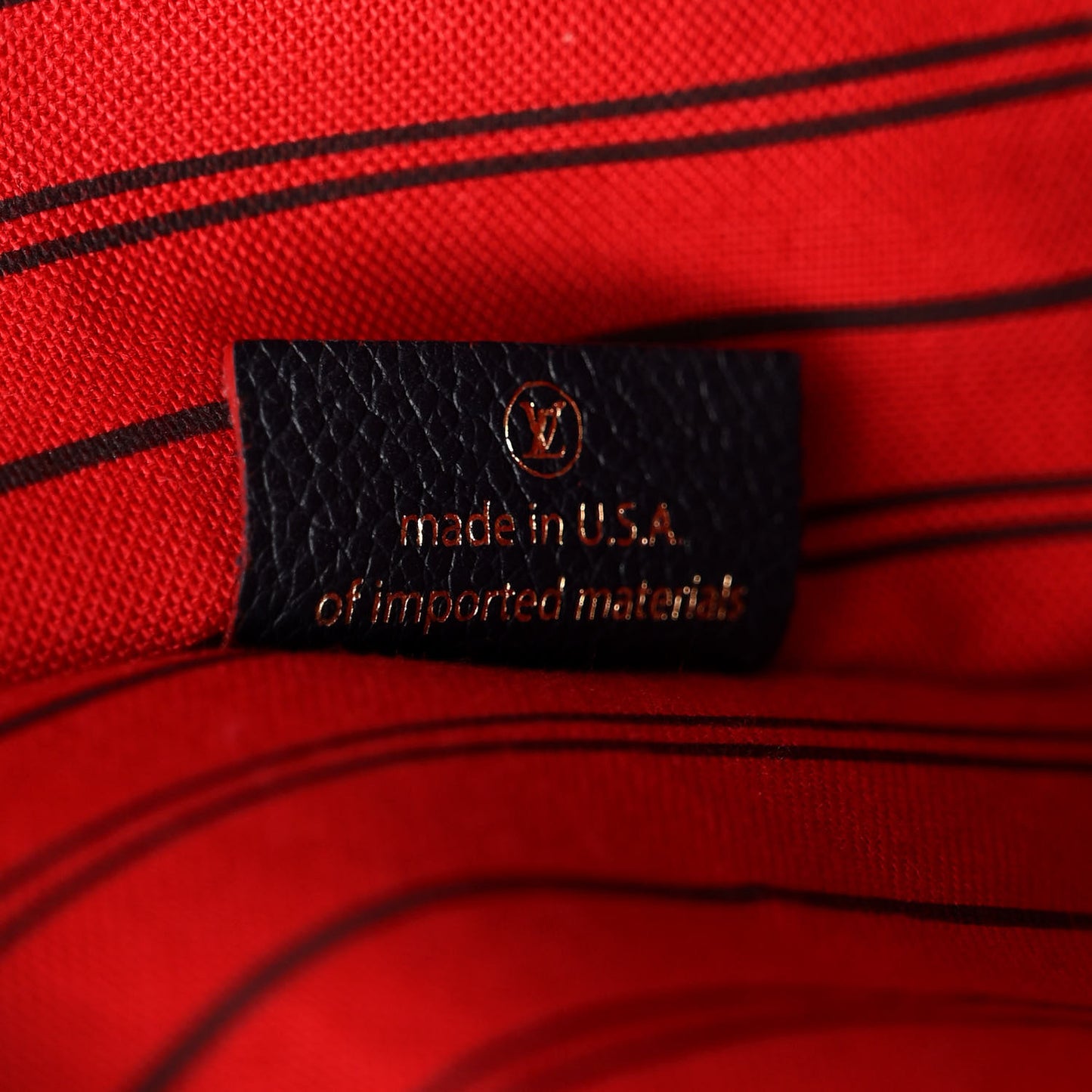 Empreinte Pochette Metis Marine Rouge