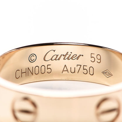 Cartier 18K Yellow Gold 5.5mm LOVE Ring 59 8.75 3 of 4