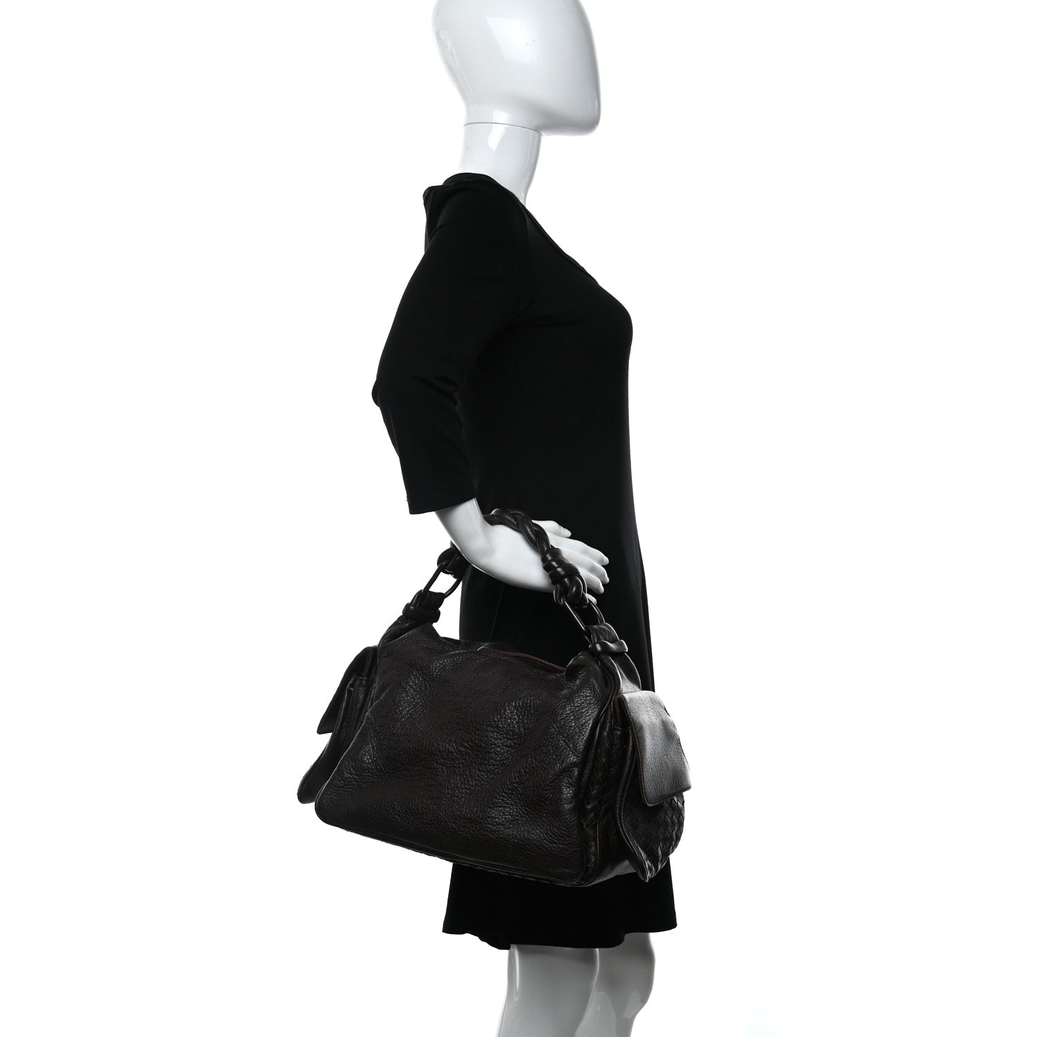Bottega Veneta Cervo Cocker Hobo Ebano 2 of 12