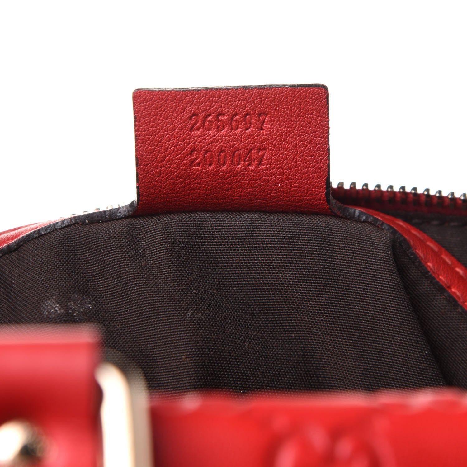 Gucci Guccissima Vitello Tender Medium Joy Boston Sporting Red 11 of 15