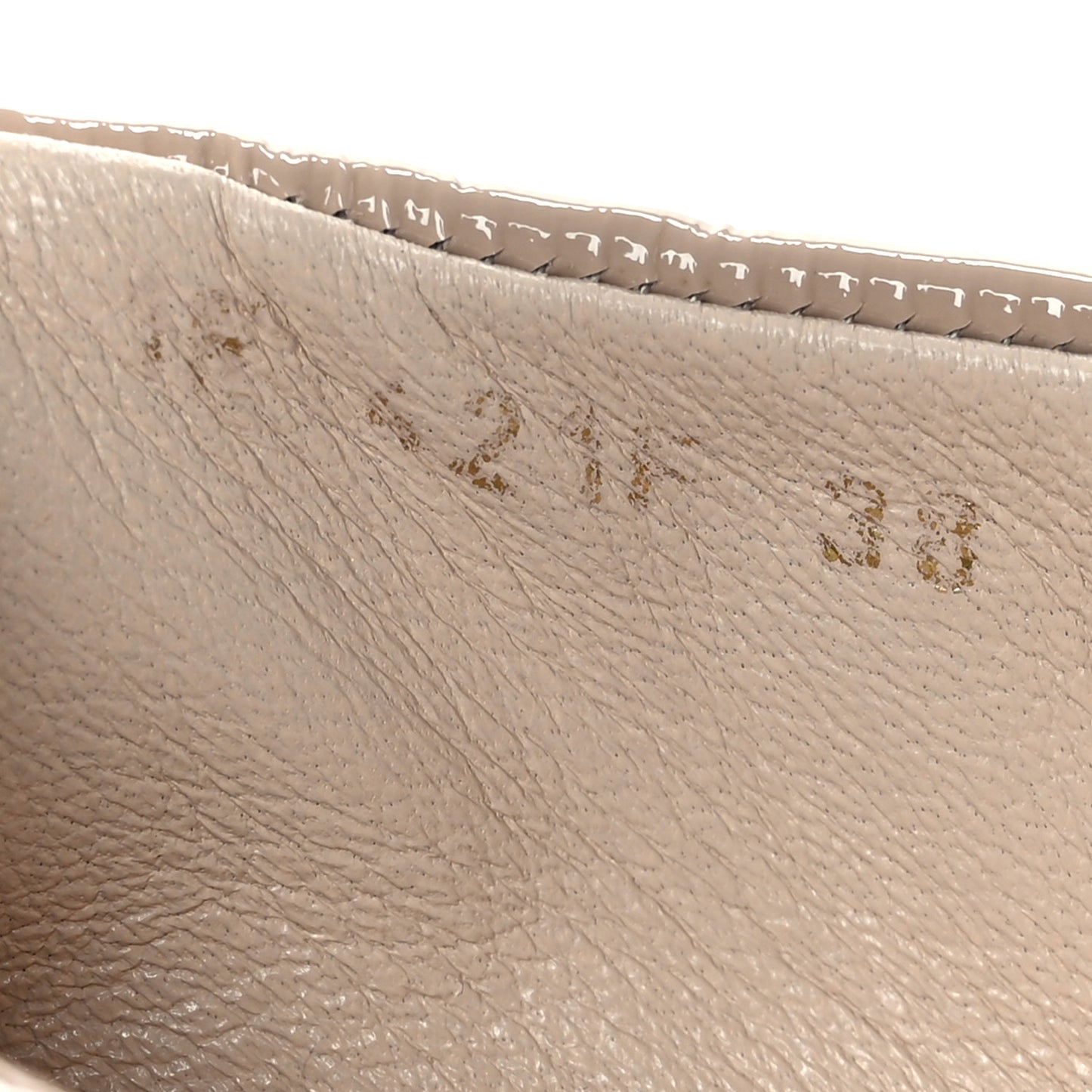 Vernice Ballet Bow Flats 38 Beige