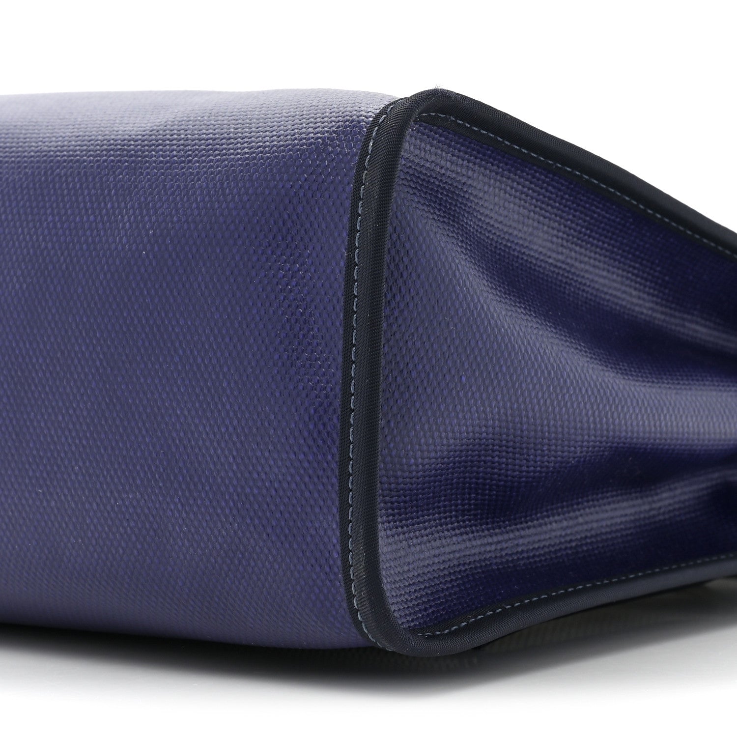 Hermes Toile H Berline Vache Hunter Herbag Zip PM 31 Bleu Encre Bleu Saphir 10 of 17