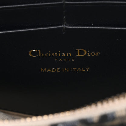 Christian Dior Oblique Saddle Chain Pouch Blue 6 of 11