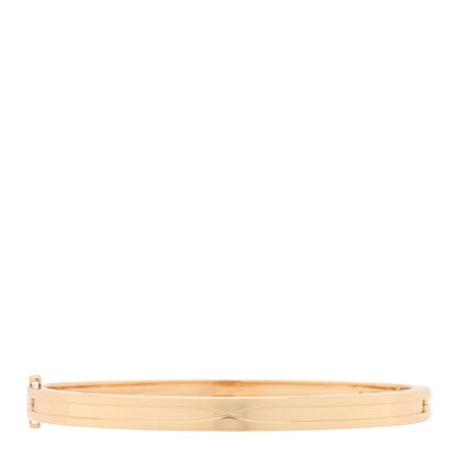 Bulgari 18K Yellow Gold Narrow B.Zero1 Bangle Bracelet S 1 of 5