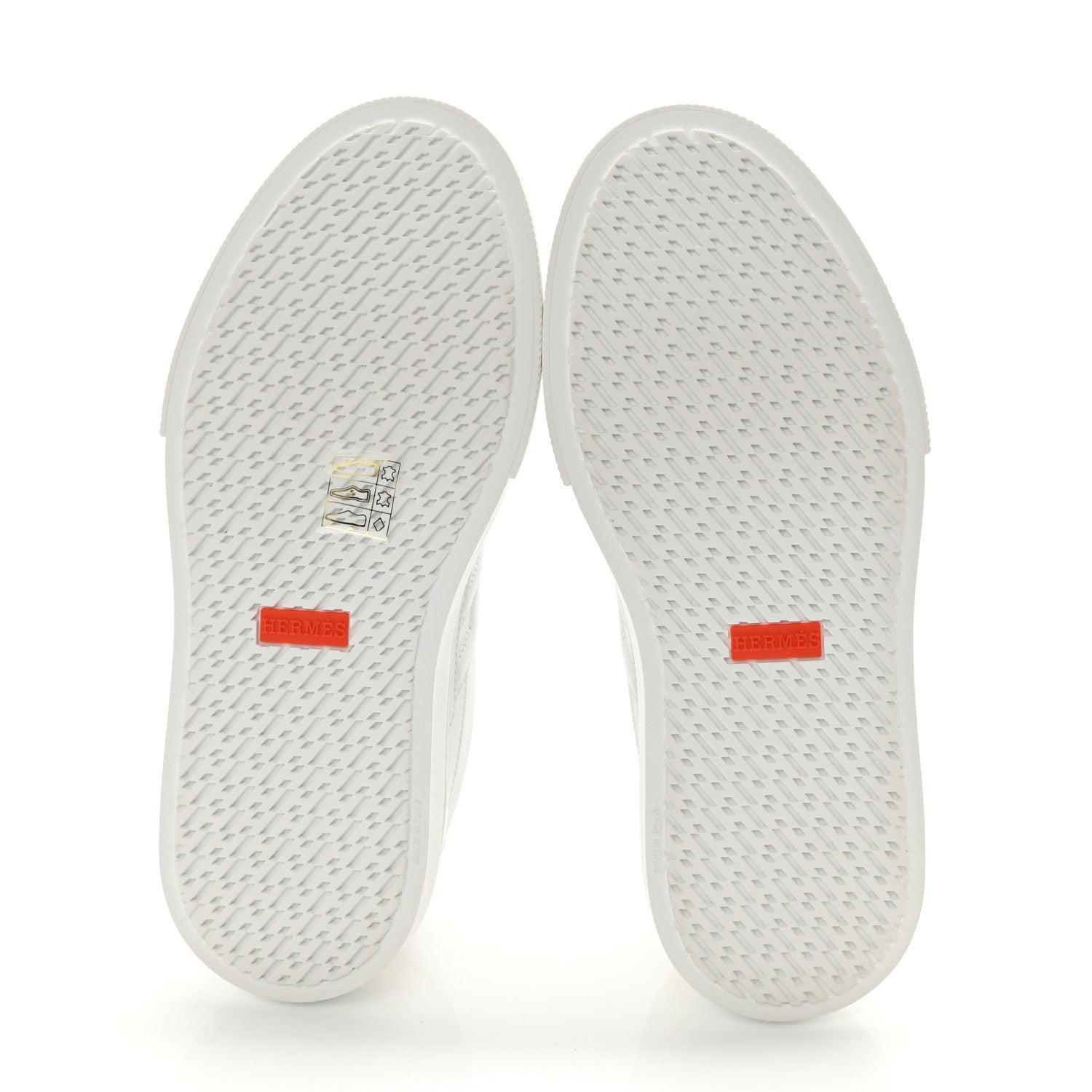 Hermes Calfskin Deep Sneakers 35 White 5 of 10