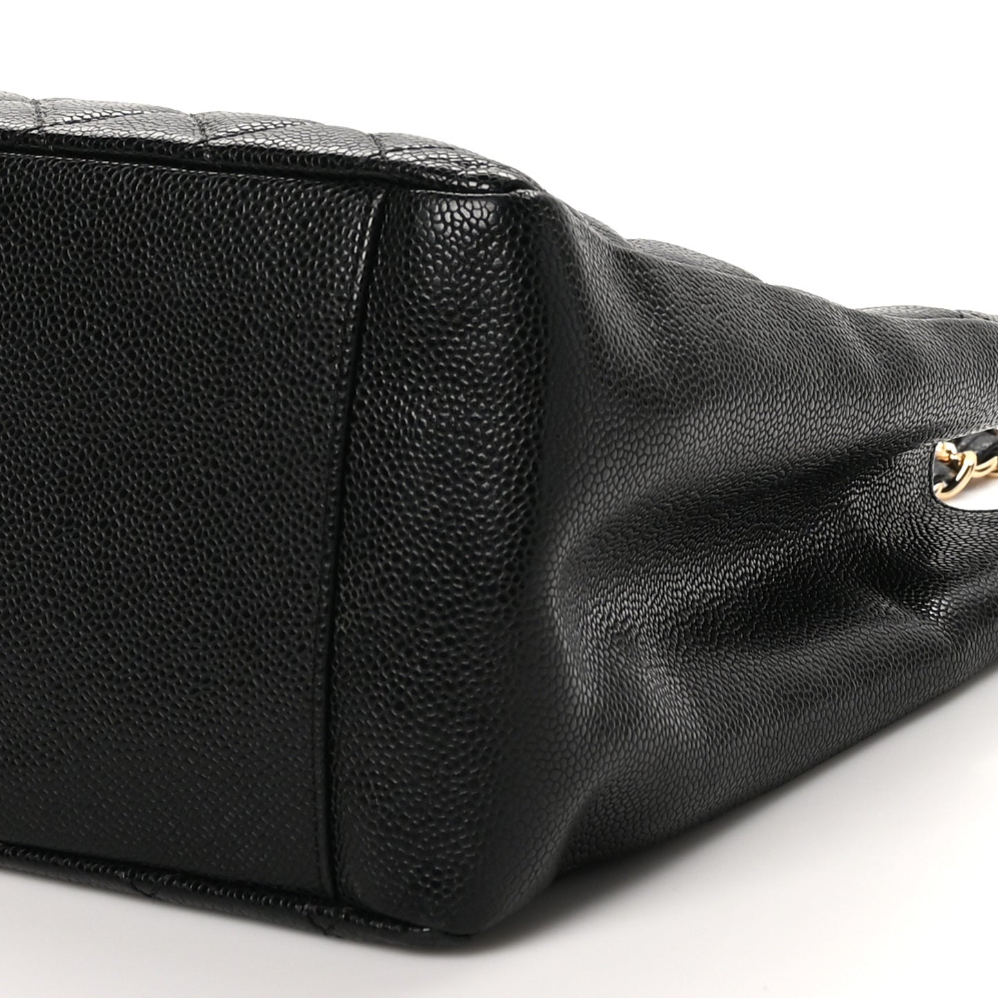 Caviar Quilted Grand Shopping Tote GST Black