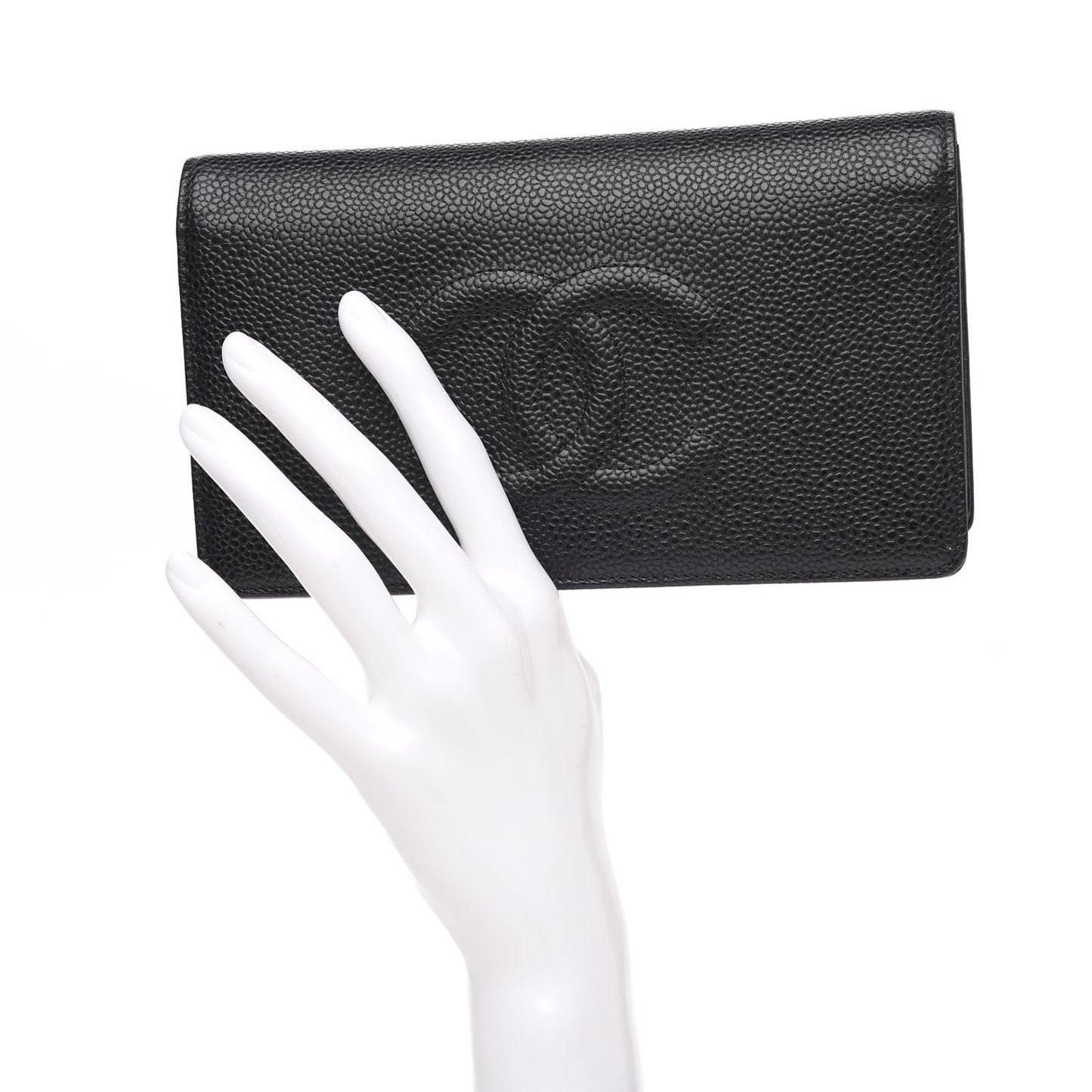 Caviar Timeless CC Yen Wallet Black