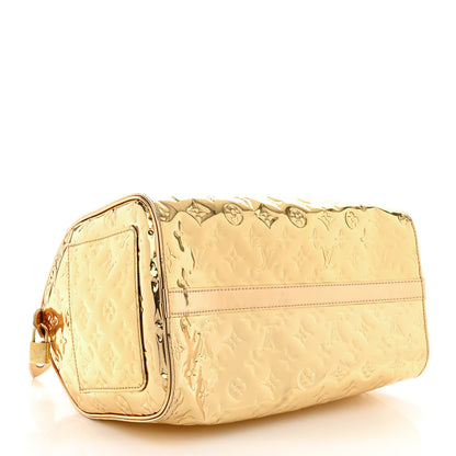 Louis Vuitton Monogram Miroir Speedy 30 Gold 4 of 12