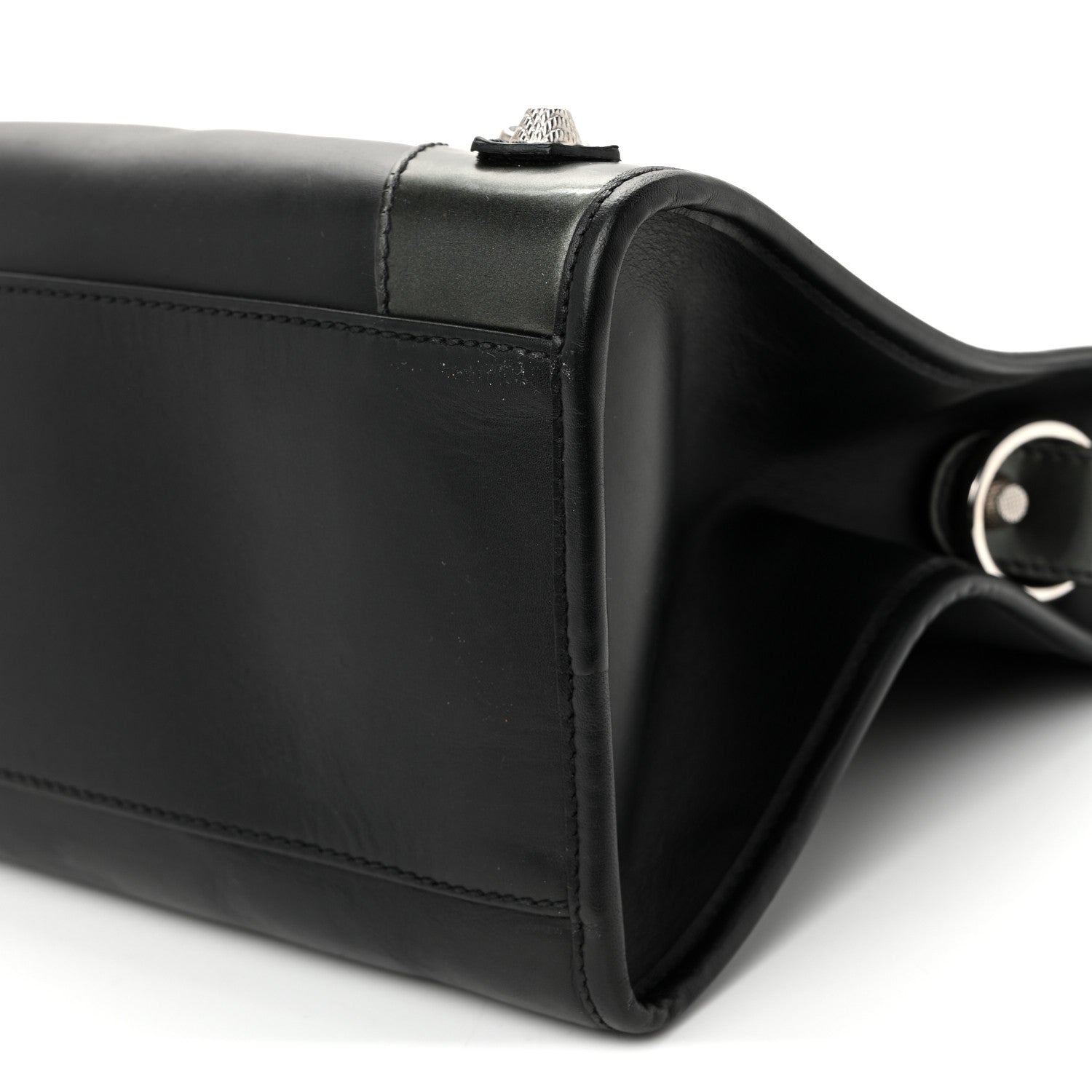 Balenciaga Smooth Calfskin Metallic Patent Giant 12 Silver Hardware City Vert Poker Fonce 11 of 11