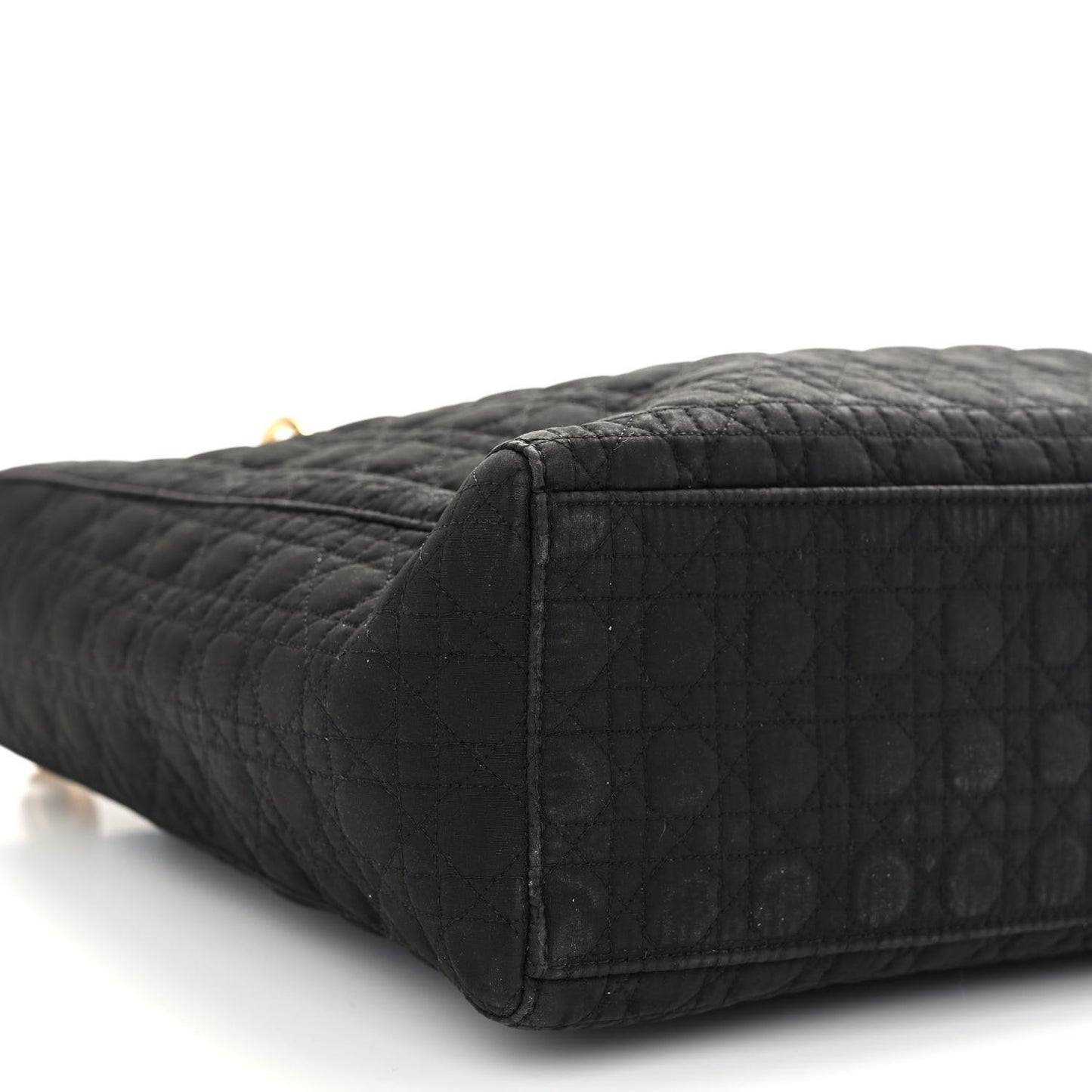 Nylon Cannage Large Lady Dior Black