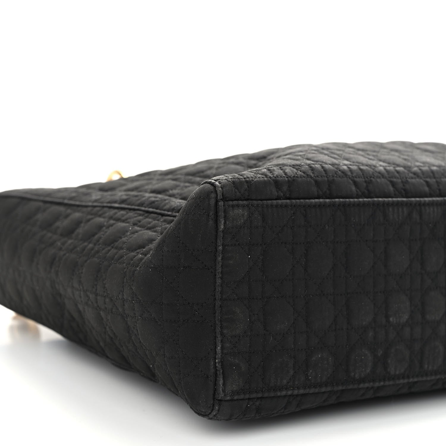 Christian Dior Nylon Cannage Large Lady Dior Black 9 of 13