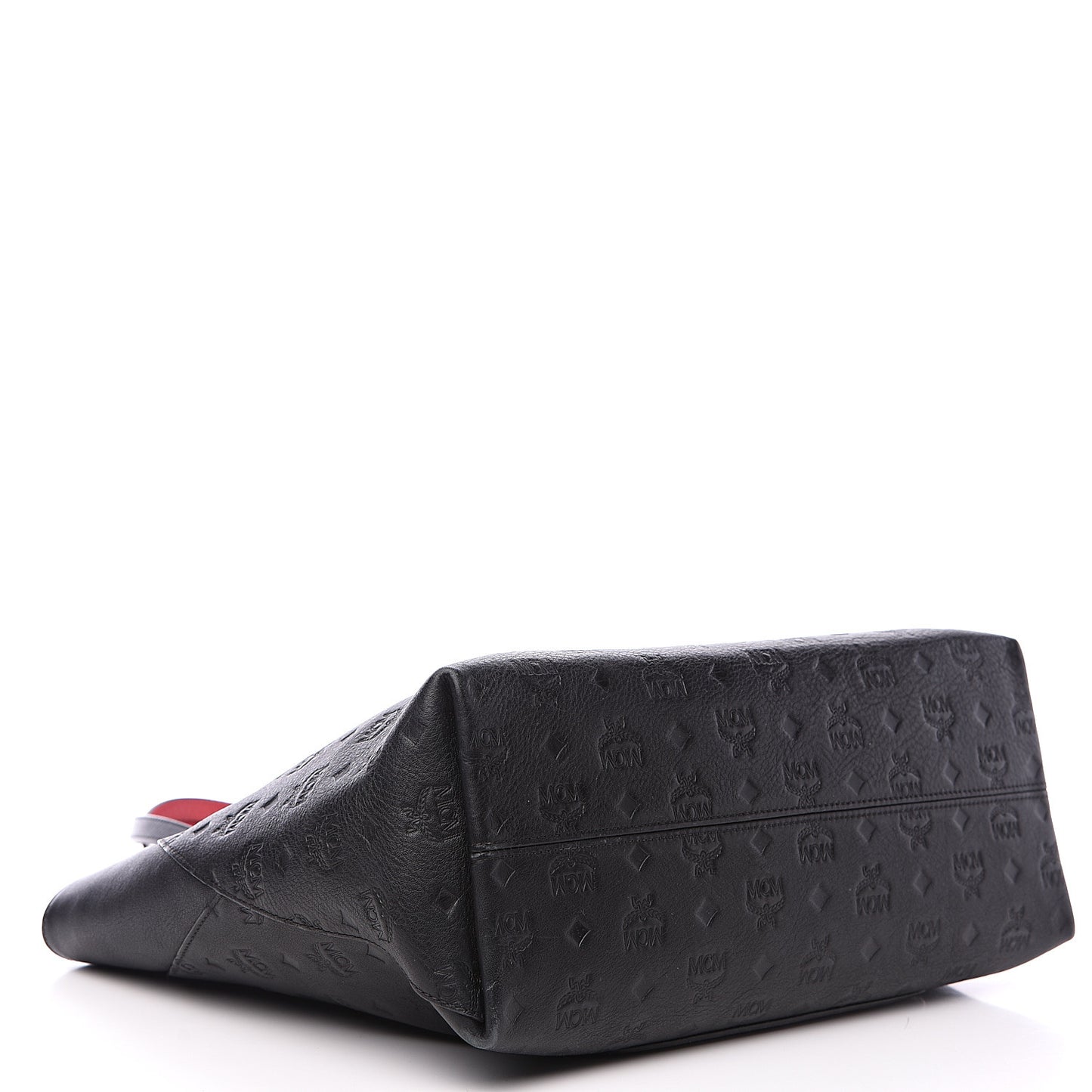 Calfskin Ottomar Monogram Medium Klara Shopper Tote Black