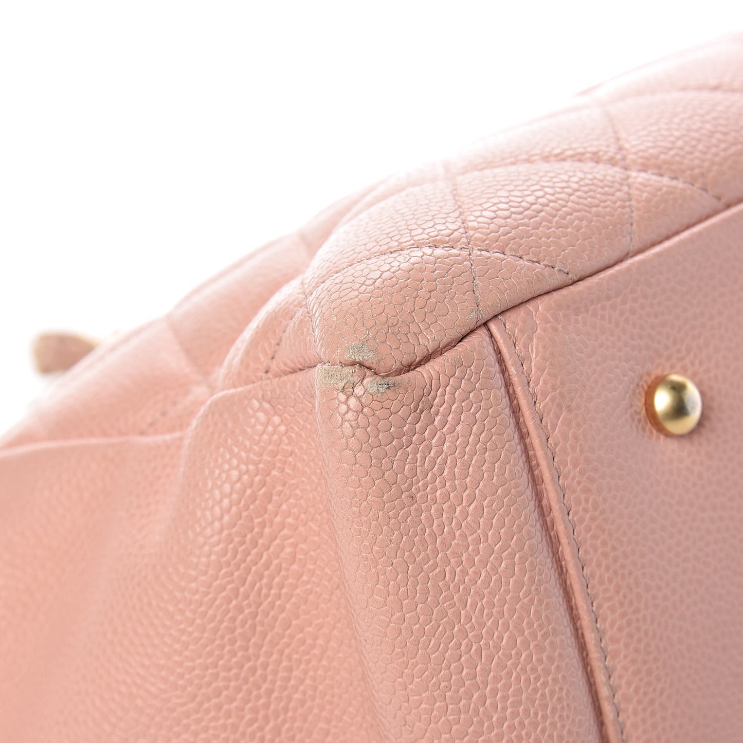 Caviar Quilted Grand Timeless Tote GTT Pink