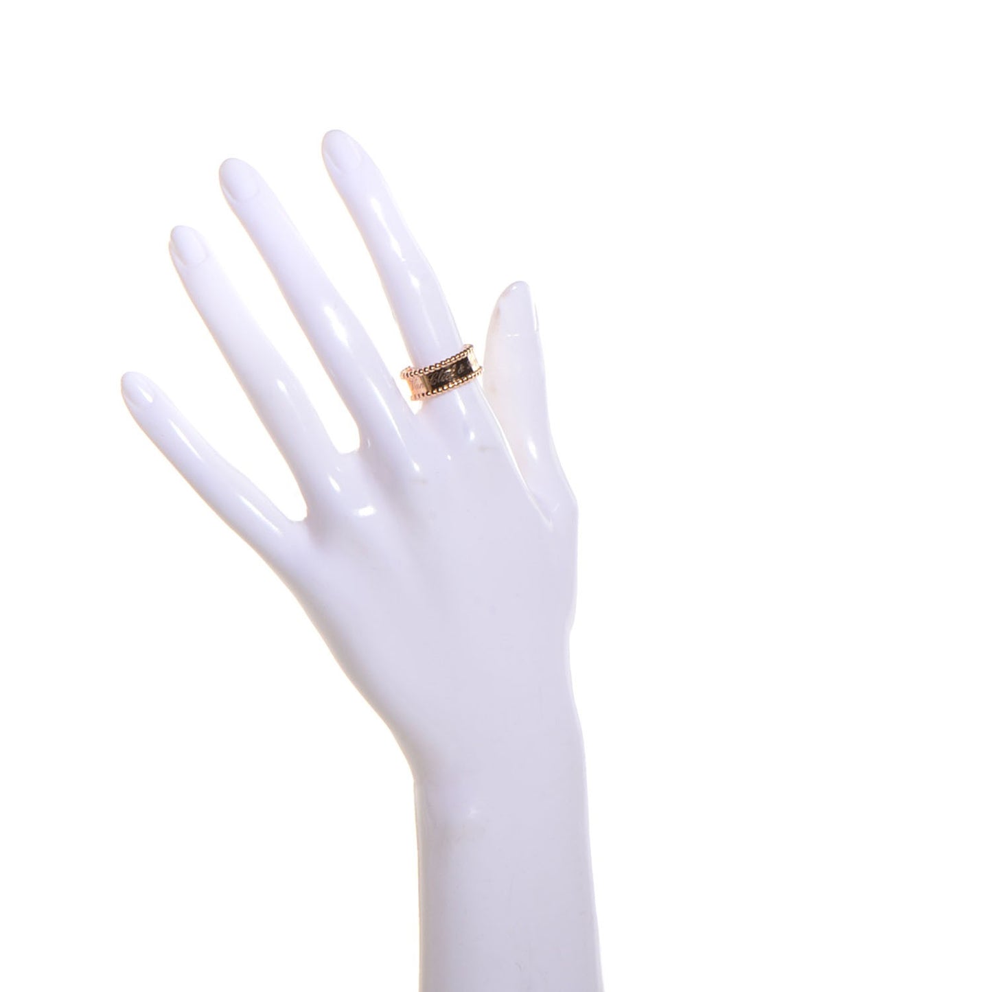 18K Rose Gold Perlee Signature Ring 52 6