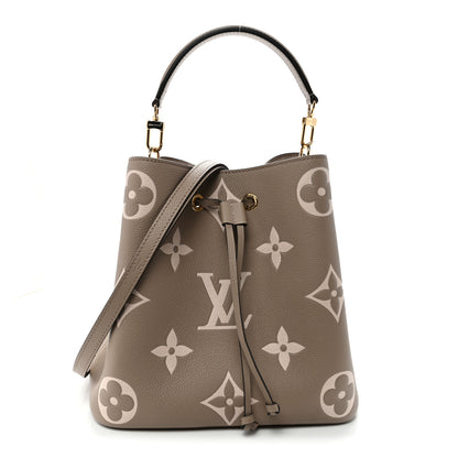 Louis Vuitton Empreinte Monogram Giant Neonoe MM Tourterelle Creme 1 of 10