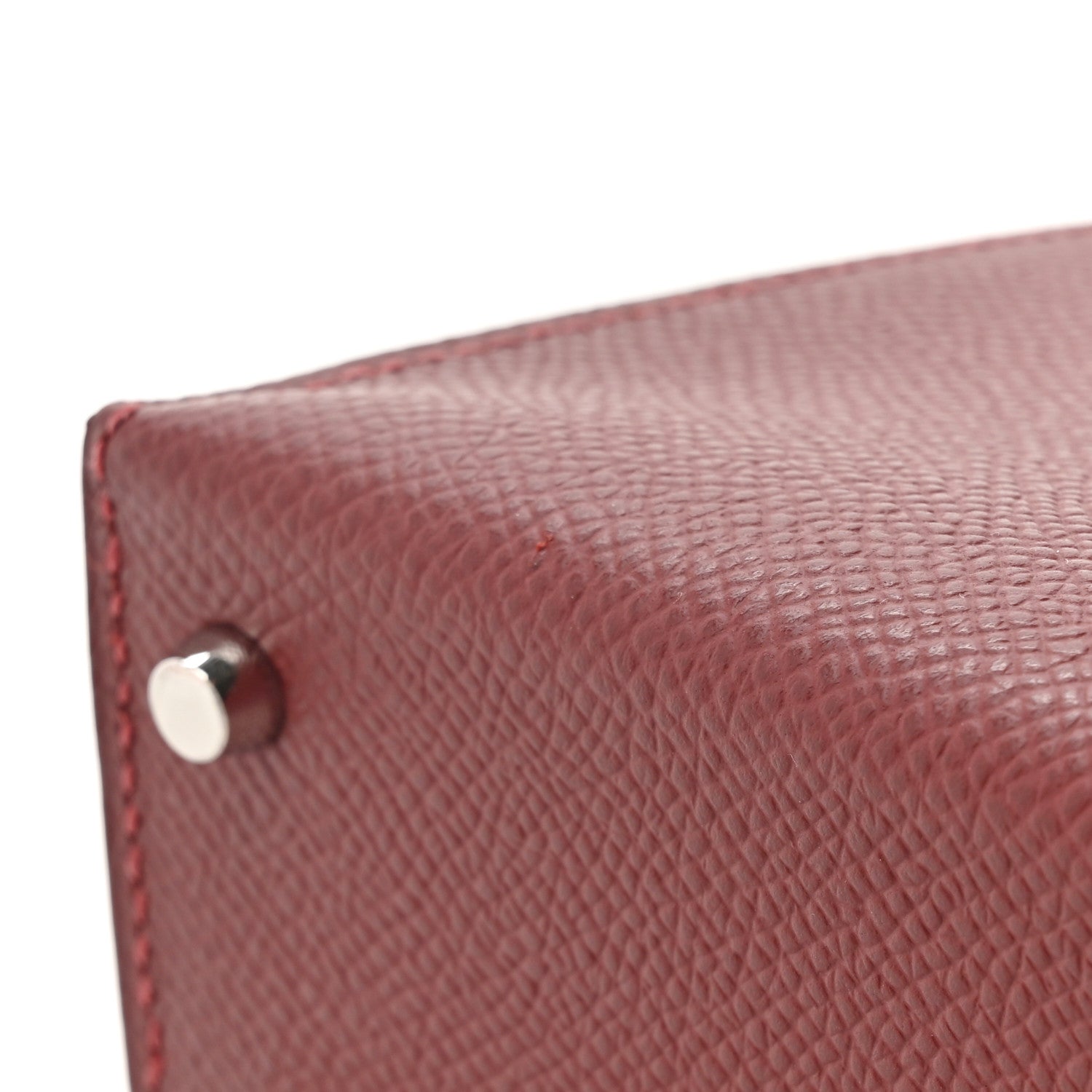 Hermes Epsom Mini Kelly Sellier 20 Sangle Cordage Rouge H Orange Field Rose Tyrien 11 of 12